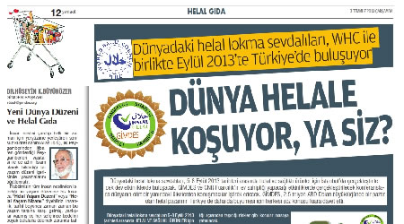 Helal Gıda Sayfasının 40.Sayısı YENİ AKİT GAZETESİNDE